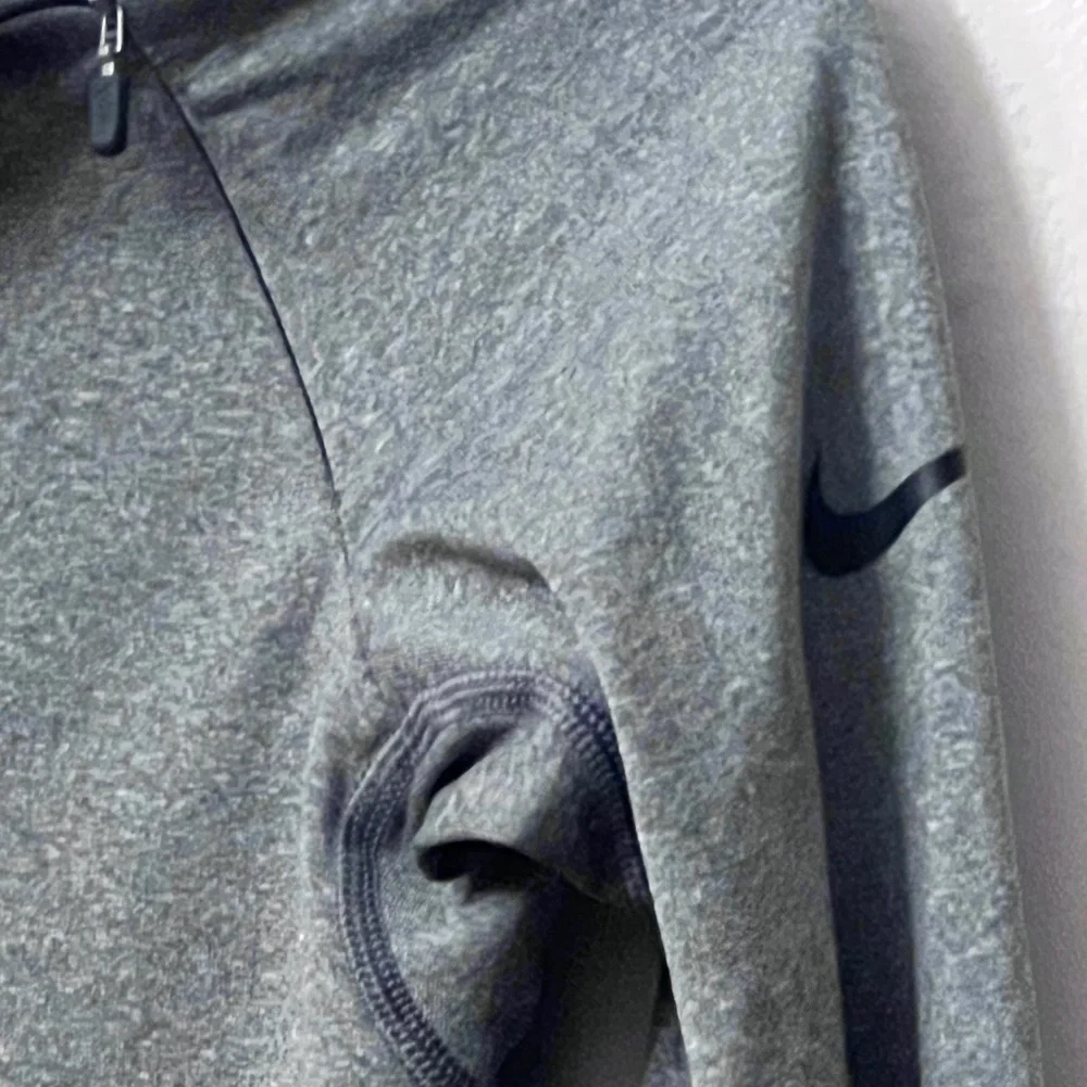 Nike Gray Athletic Turtleneck Sweater